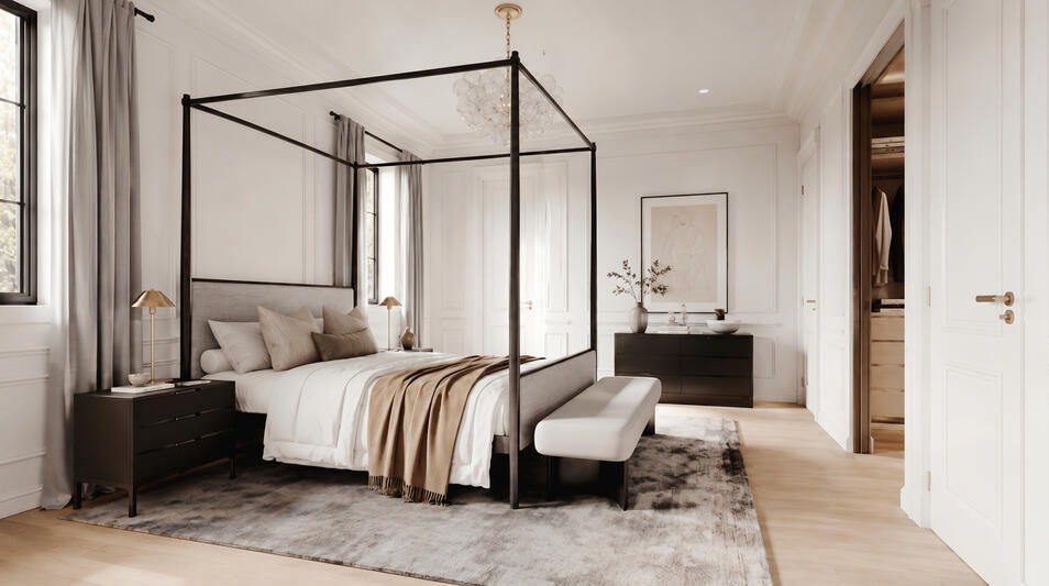 Abacot Hill Sherwood Forrest in Mississauga by Hallett Homes bedroom