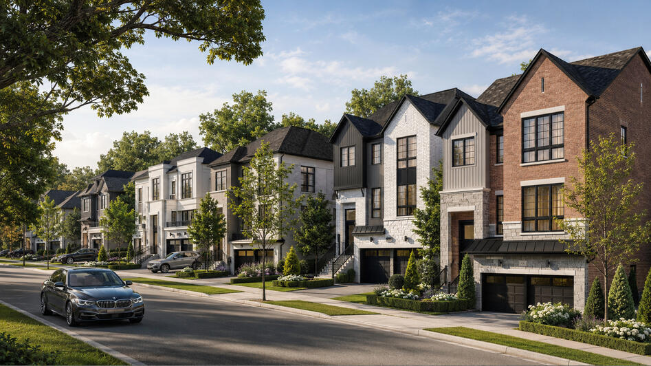 Abacot Hill Sherwood Forrest in Mississauga by Hallett Homes street view