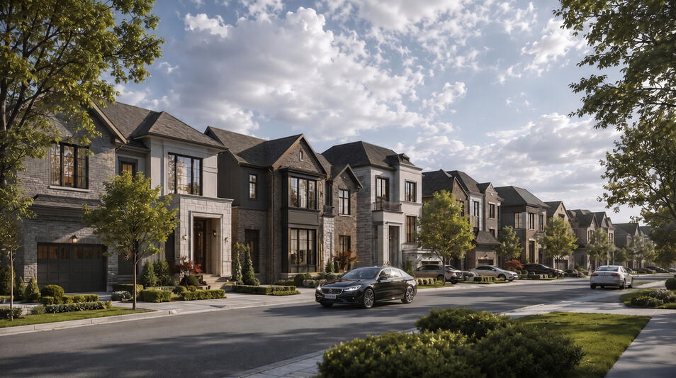 Abacot Hill Sherwood Forrest in Mississauga by Hallett Homes street view